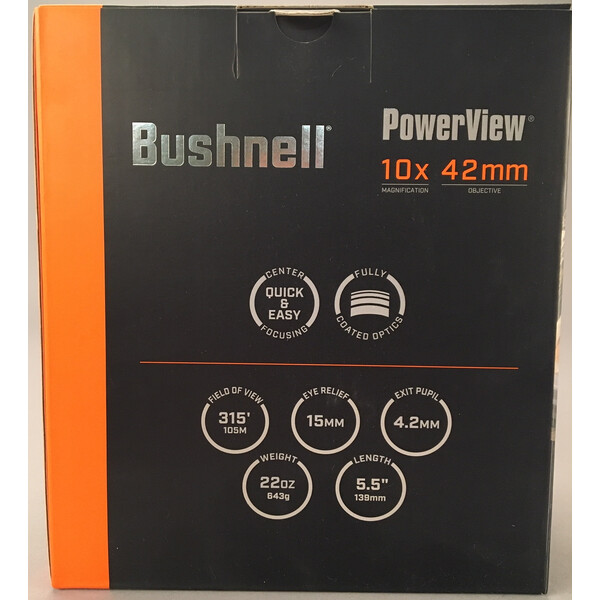 Bushnell Binóculo Powerview 10x42, Realtree Camuflagem