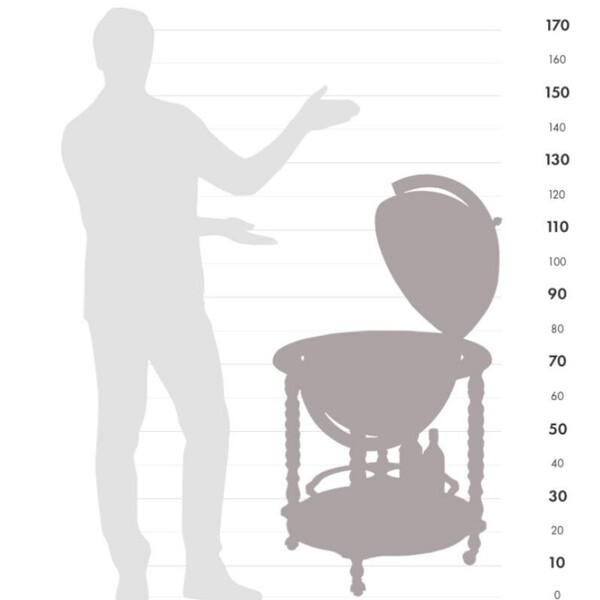 Zoffoli Globo Bar Bacco 50cm