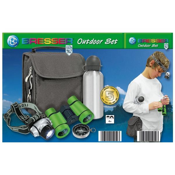 Bresser Junior Conjunto outdoor Junior com binóculo e cantil