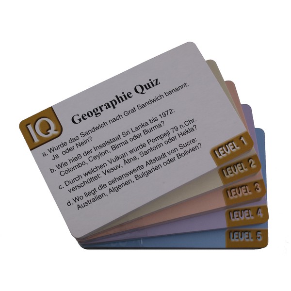 Stellanova Mini-globo Globo rotativo e inclinável com questionário IQ , desenho antigo 10cm