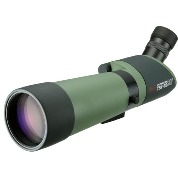 Kowa Luneta TSN-82SV angled-view spotting scope + TSE Z9B 21-63X zoom eyepiece