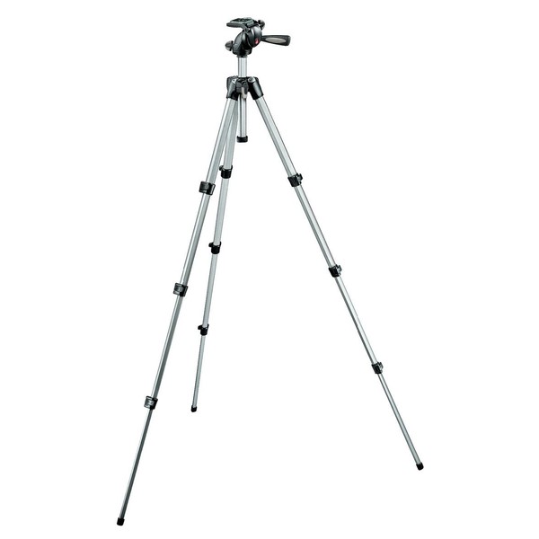 Manfrotto 394-H Kit de tripé para foto e vídeo Maxi com inclinador de 3 direções