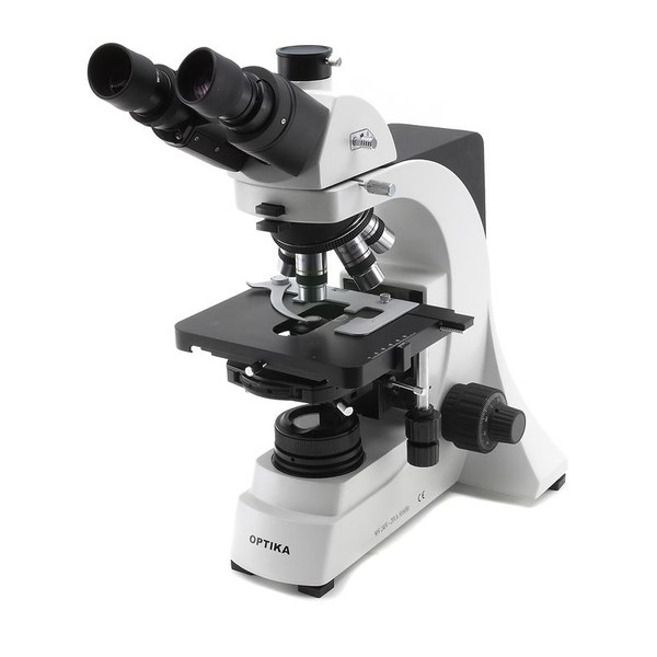 Optika Microscópio B-500Tph, triocular, objetiva plana de contraste de fase 100 - 1000x