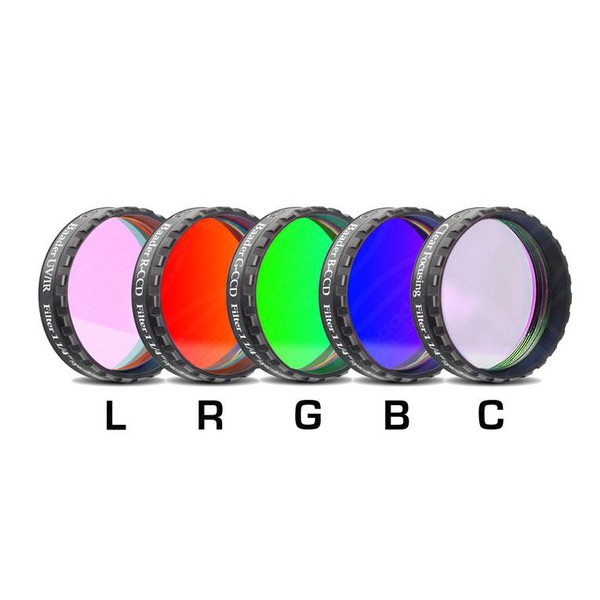 Baader Conjunto de filtros LRGBC-H-alpha 35nm, OIII e SII 1,25"