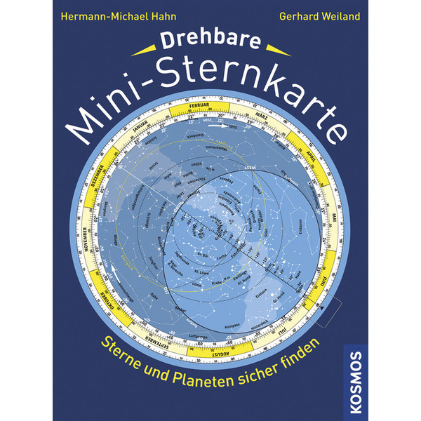 Kosmos Verlag Carta de estrelas Drehbare Mini-Sternkarte