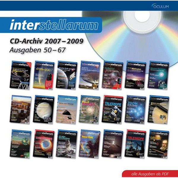 Oculum Verlag Arquivo em CD de Interstellarum (revista alemã) 2007-2009 edições 50-67
