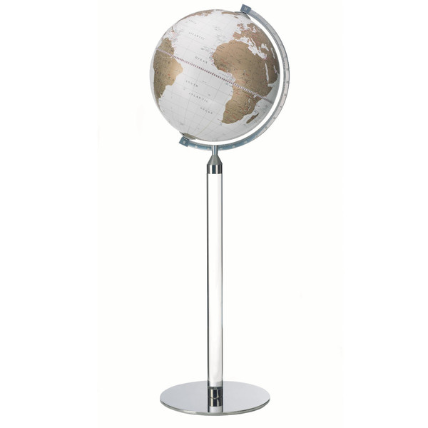 Zoffoli living Globo com pedestal Vasco da Gama White/ Gold 40cm