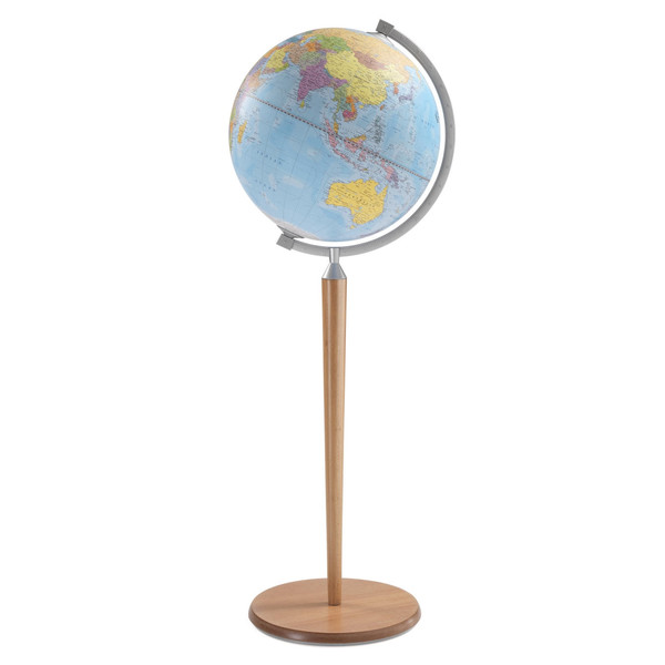 Zoffoli living Globo com pedestal Vasco da Gama Celeste 40cm