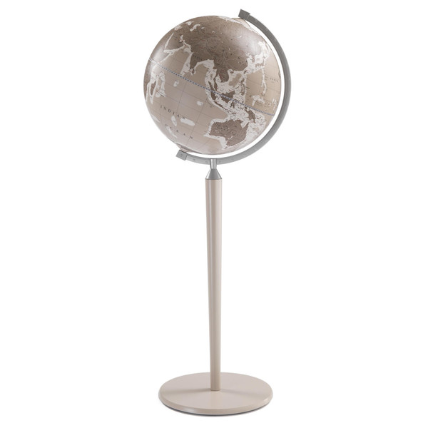 Zoffoli living Globo com pedestal Vasco da Gama Marrone Scuro 40cm