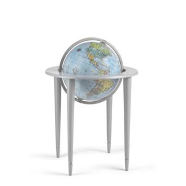Zoffoli living Globo com pedestal Amerigo Vespucci Celeste 40cm