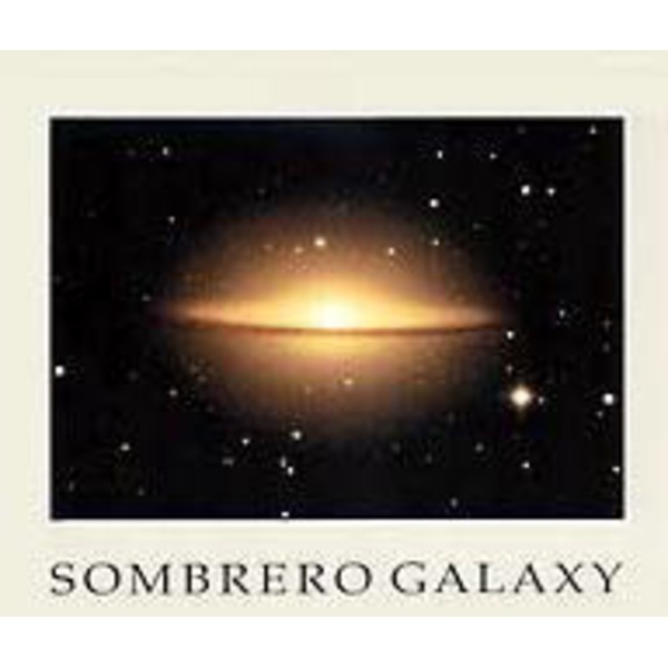 Palazzi Verlag Poster Galáxia Sombreiro - (Impressão de arte)