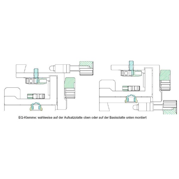 Baader Stronghold montagem tangencial (preta)