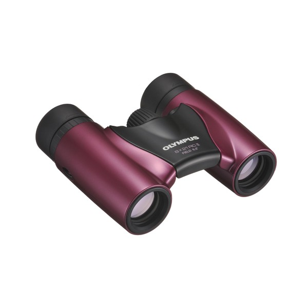 Olympus Binóculo 8x21 RC II Slim magenta metálica incluindo estojo