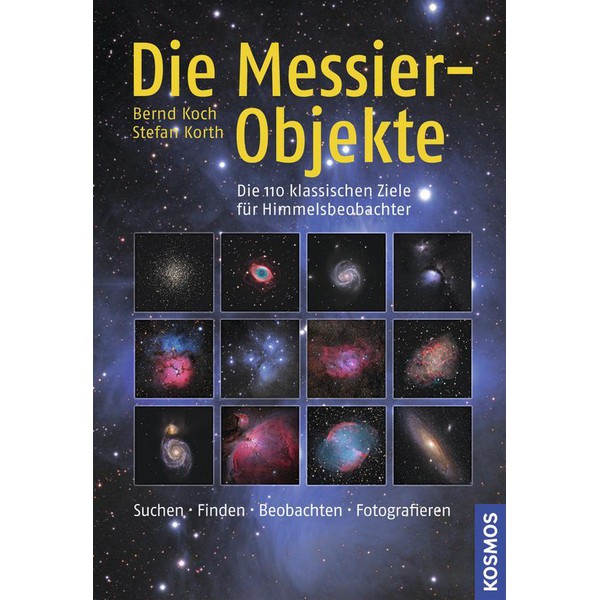 Kosmos Verlag Os objetos Messier (livro em alemão)