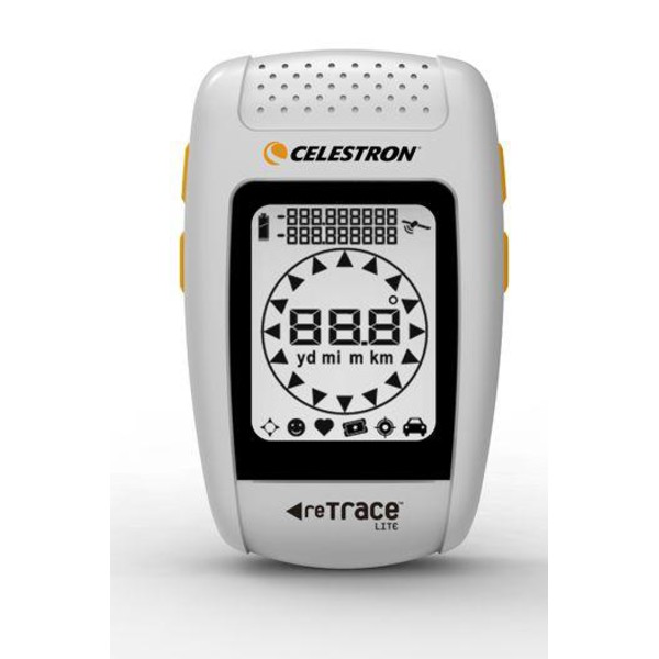 Celestron reTrace Lite GPS rastreador incluindo bússola digital, branco