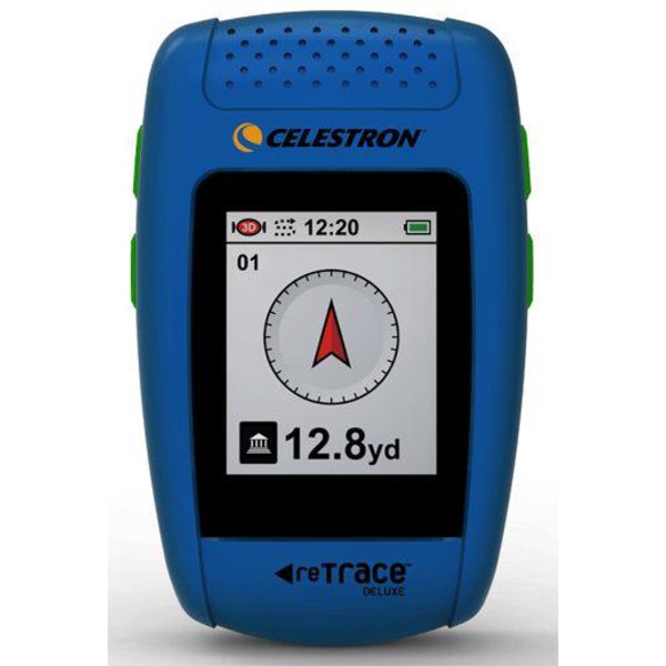 Celestron reTrace Deluxe GPS rastreador incluindo bússola digital, azul
