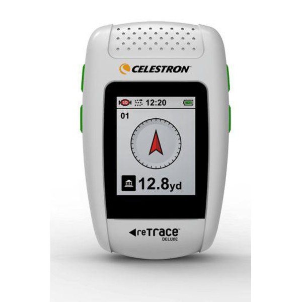 Celestron reTrace Deluxe GPS rastreador incluindo bússola digital, branco