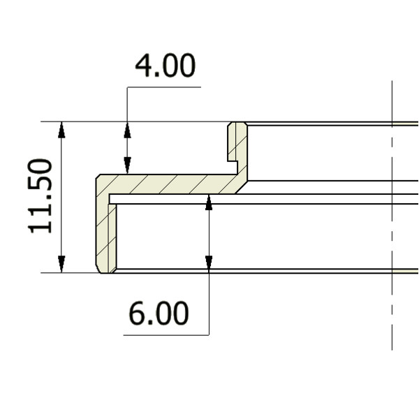 Omegon Adaptador C-Mount (macho) à T2 (femea)