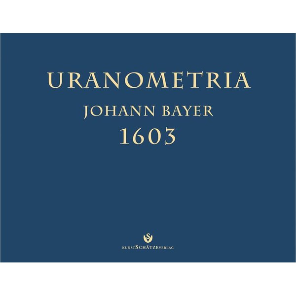 KunstSchätzeVerlag Uranometria von Johann Bayer inkl. Begleitbuch (atlas e livro em alemão)