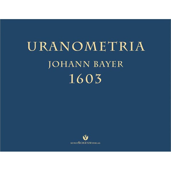 KunstSchätzeVerlag Uranometria von Johann Bayer inkl. Begleitbuch (atlas e livro em alemão)