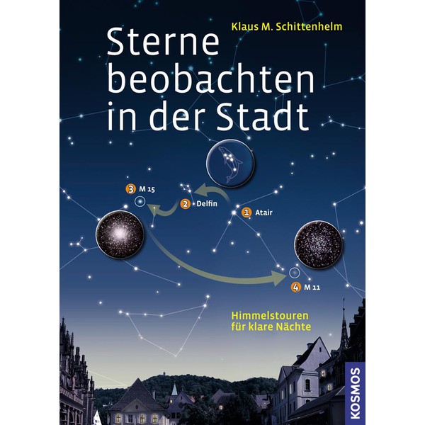 Kosmos Verlag Sterne beobachten in der Stadt (livro em alemão)