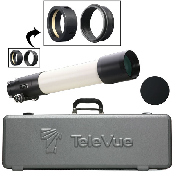 TeleVue Refrator apocromático AP 101/540 NP-101is tubo ótico gerador de imagens