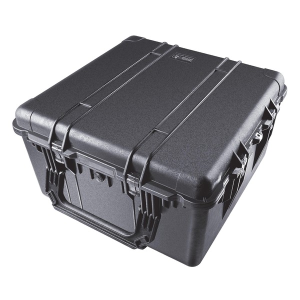 PELI Mala com rodas M1640 preta, inclui forro de espuma cortada em cubos