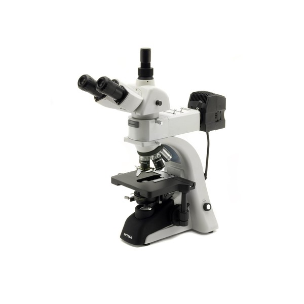 Optika B-353MET Microscópio metalurgico triocular de pé