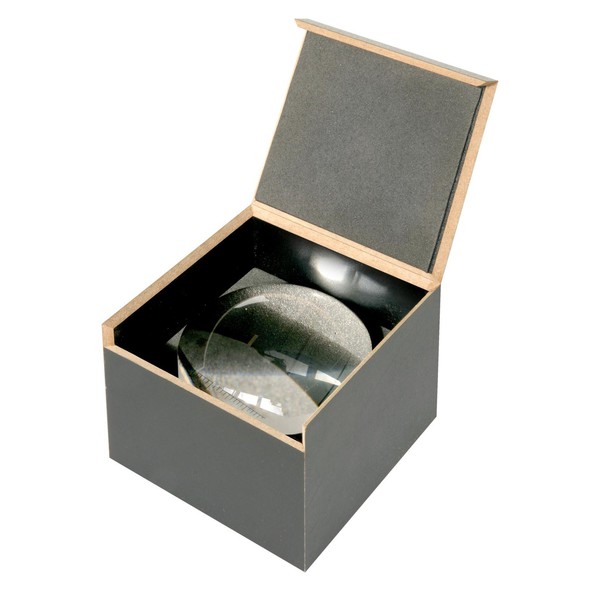 Bresser Lupa Lente de aumento de vidro redonda 2,5x, 60mm