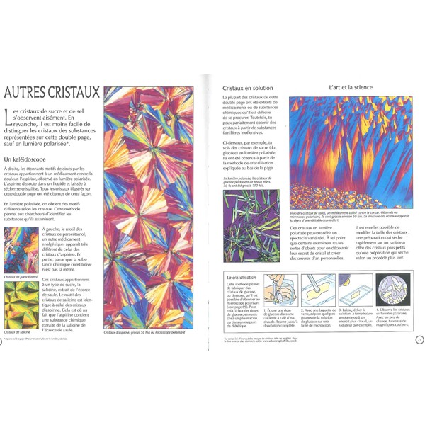 Edition Usborne Le Monde Microscopique (livro francês)