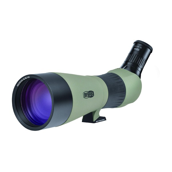 Meopta Luneta Meostar S2 82 HD angled-view spotting scope + 20-70X zoom eyepiece