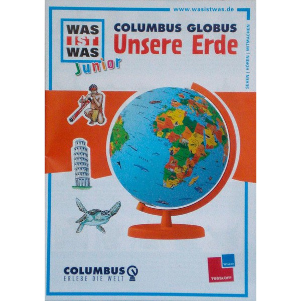 Columbus Globos para crianças Was ist was 'Junior-Set Jubiläumsausgabe'