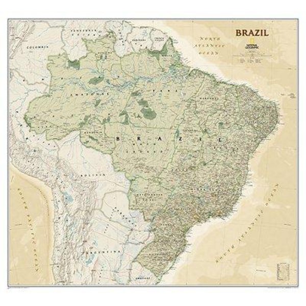 National Geographic mapa do Brasil