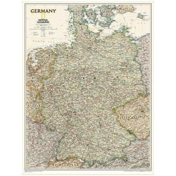 National Geographic Mapa Alemanha