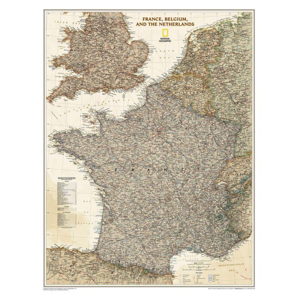 National Geographic Mapa França
