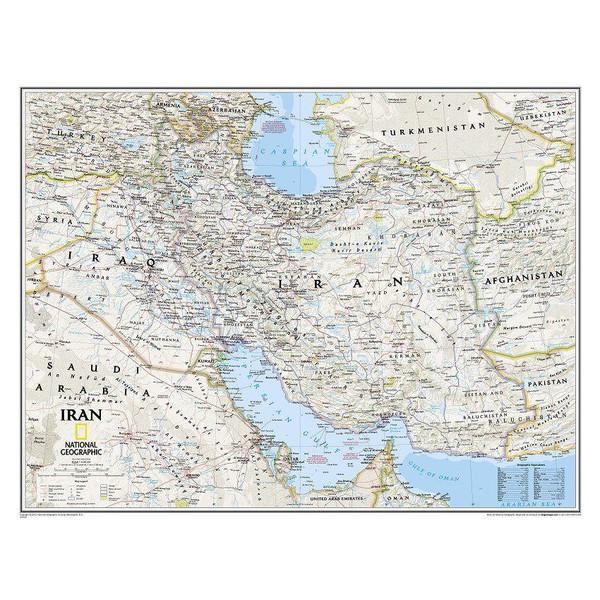 National Geographic mapa do Iran