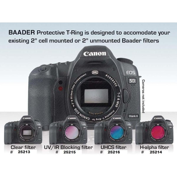 Baader Anel T Protective CANON DSLR com filtro de nebulosas UHC-S de 50.4mm embutido