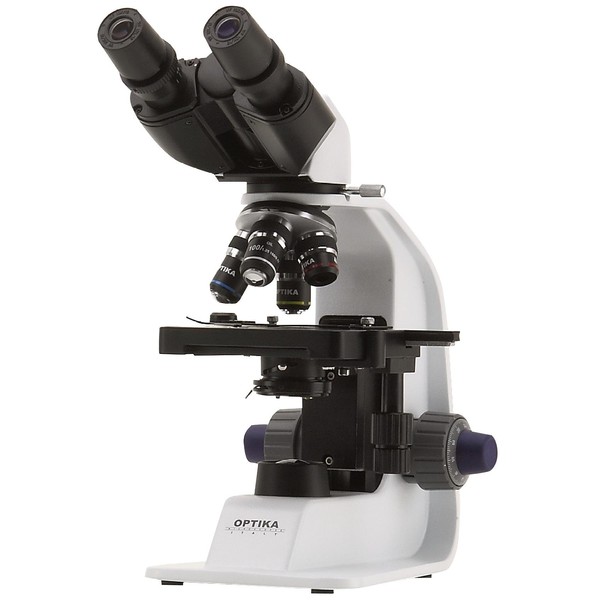 Optika Microscópio B-159, bino, DIN, achro, Kreuztisch, 40x-1000x, LED 1W