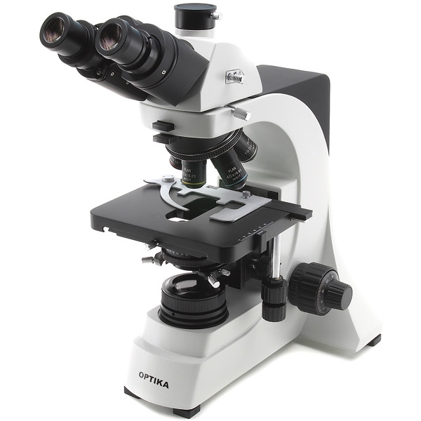Optika Microscópio B-500Ti, triocular, plano IOS, LED