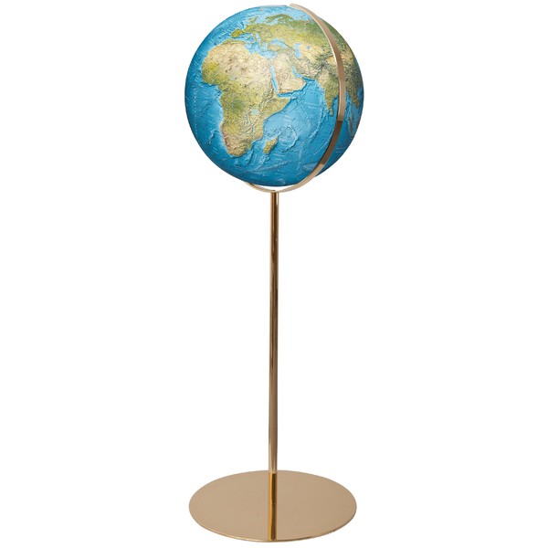 Columbus Duorama Globo com pedestal, Pé de latão 40cm