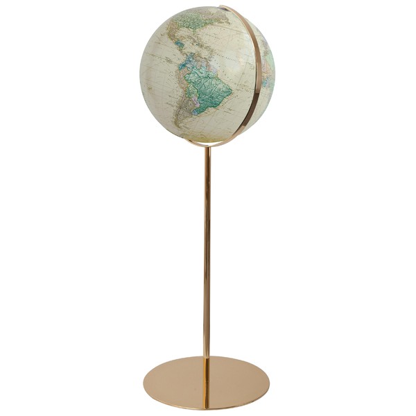 Columbus Royal Globo com pedestal Pé de latão 40cm