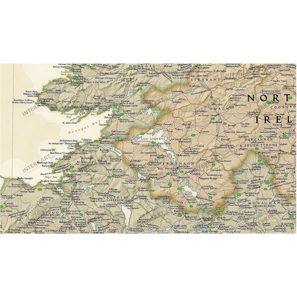 National Geographic Mapa Irlanda (76 x 91 cm)