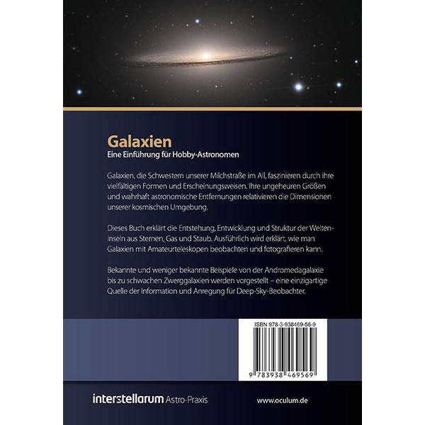 Oculum Verlag Editora Oculum  Galáxias: Uma introdução para astronomos amadores (alemão)