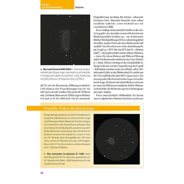 Oculum Verlag Editora Oculum  Galáxias: Uma introdução para astronomos amadores (alemão)