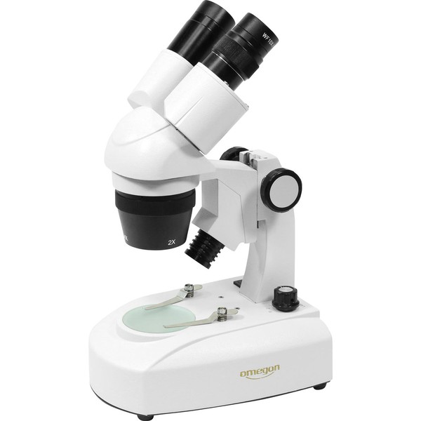 Omegon Microscópio stéreo StereoView, 80X LED microscope, with fossil set