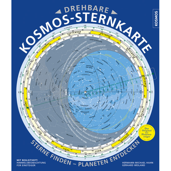 Kosmos Verlag Carta de estrelas Mapa celeste giratório