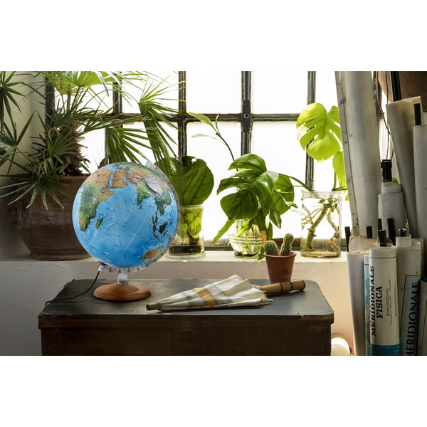 Atmosphere Globo em relêvo R4 Silver 30cm