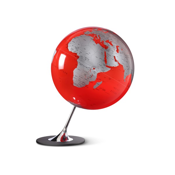 Räthgloben 1917 Globo Anglo Red