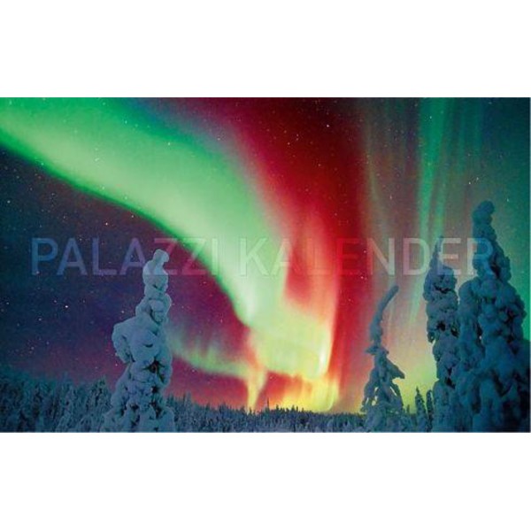 Palazzi Verlag Calendário Auroras polares - luzes celestes