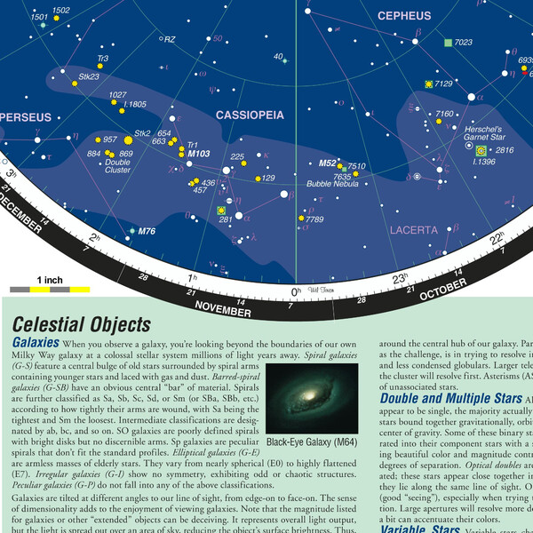 Orion Poster Deep Map 600, Mapa dobrável